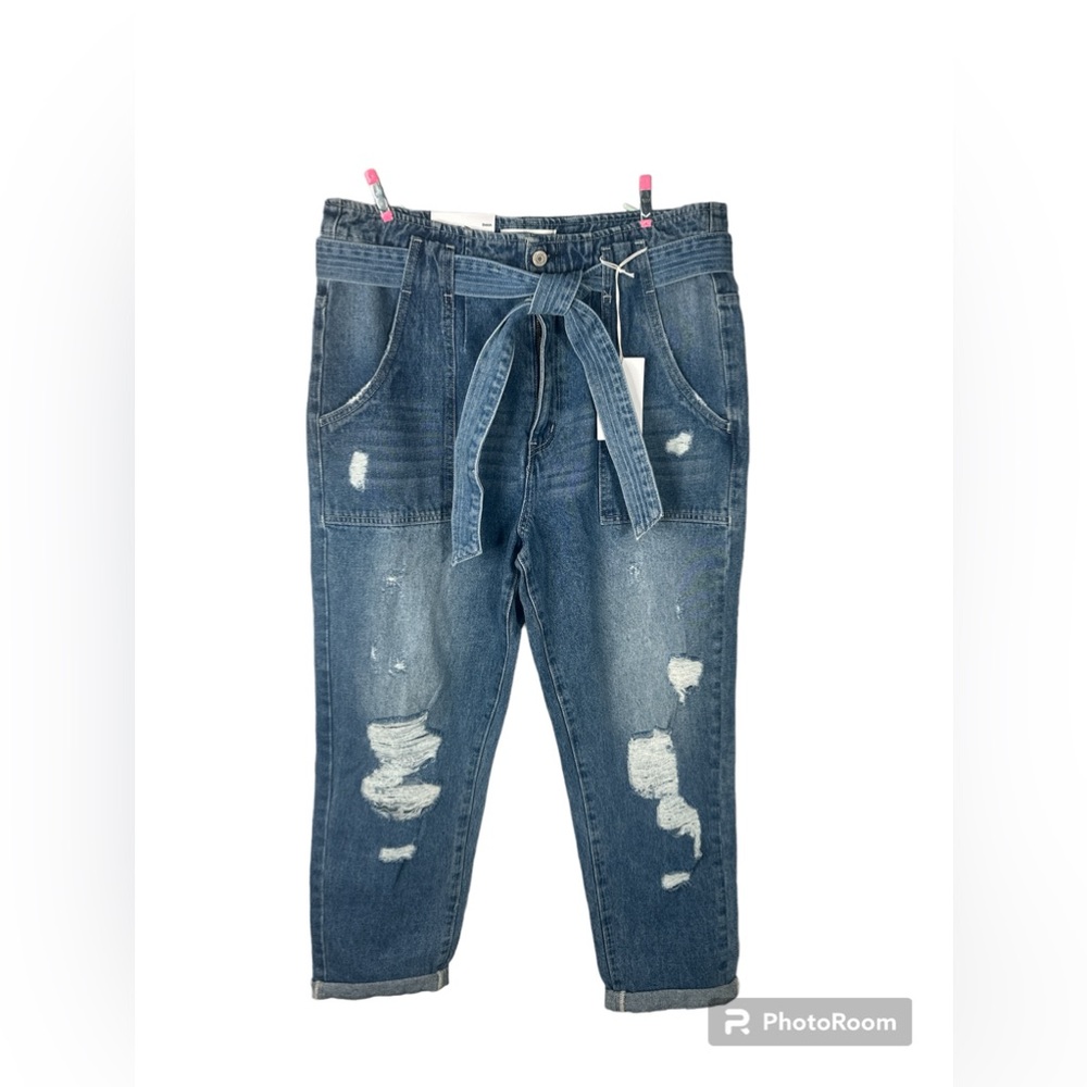 Vervet EMMA Mom Jeans Distressed